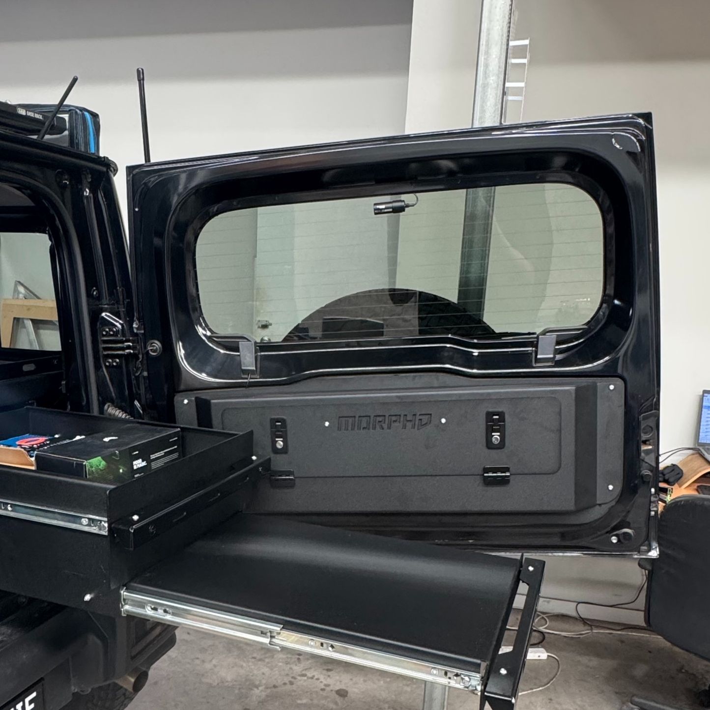 Suzuki Jimny XL & 3 Door - Rear Door Storage System