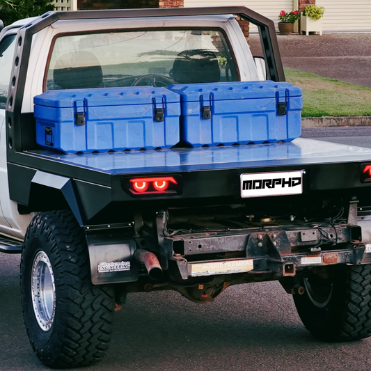 DIY Flat-Pack Steel Tray Kit — Nissan Patrol GU (Single Cab)