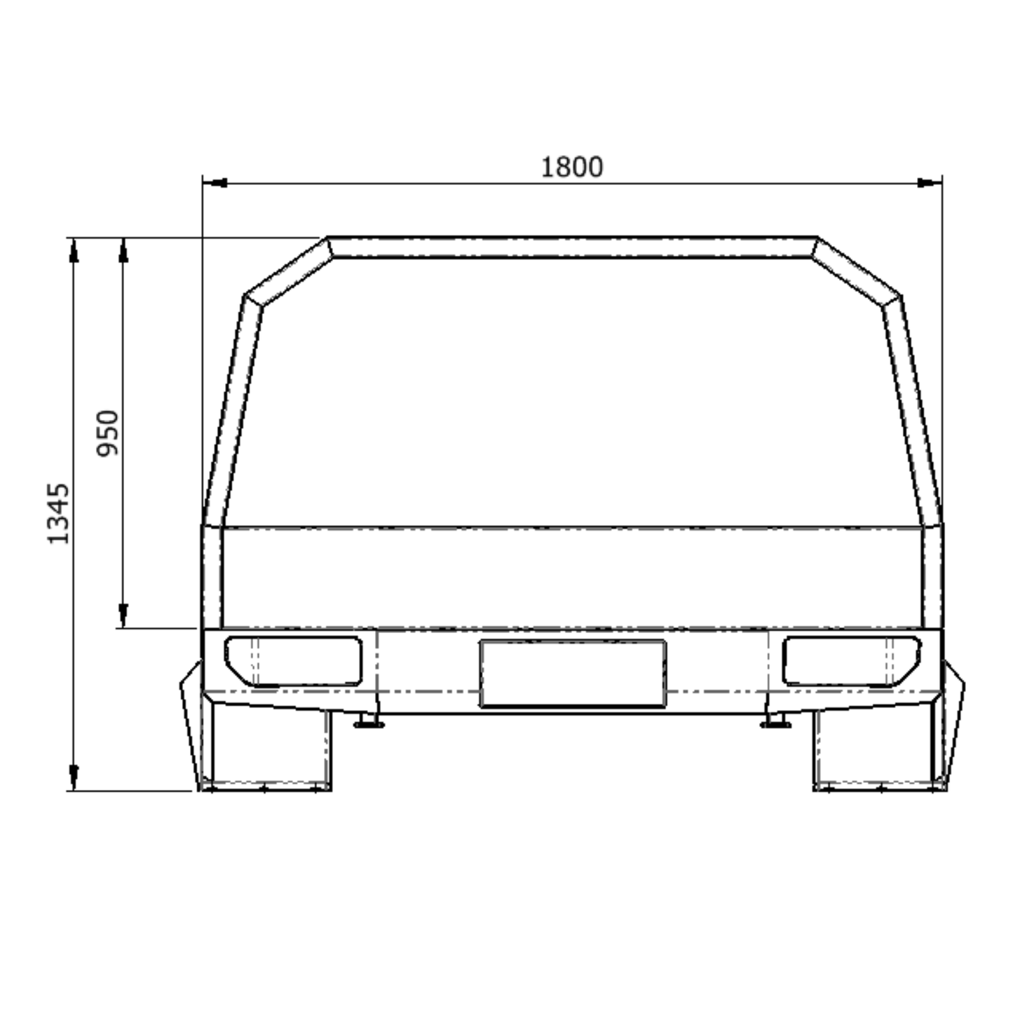 DIY Flat-Pack Steel Tray Kit — Universal Fit (Dual Cab)