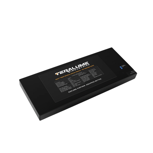 Teralume XGO™ 110AH Slimline Lithium Battery - 12v 120A / 20A DCDC