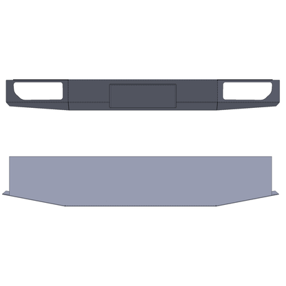 Rear Bar & Tail Light Brackets – DIY Tray Kit Component (Nissan Patrol GU)