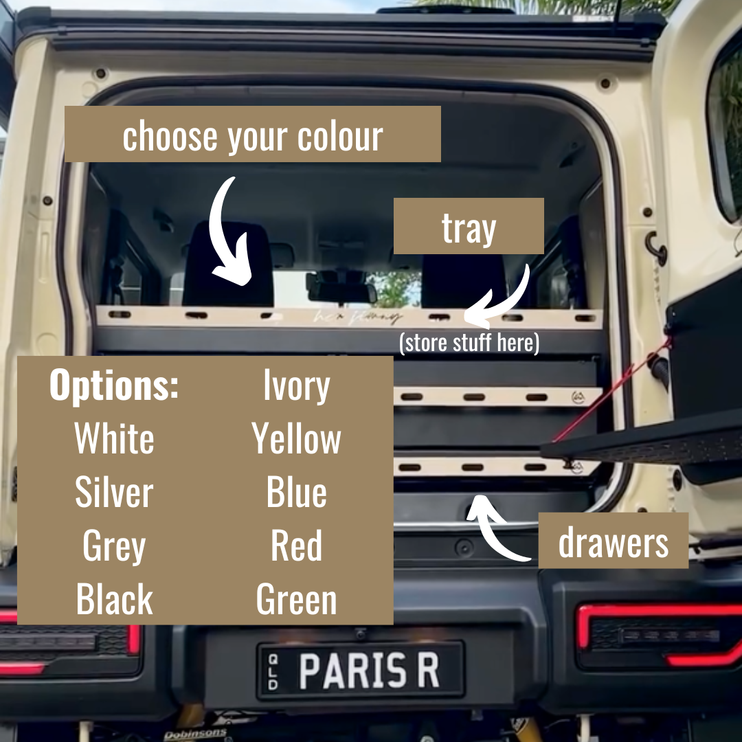 Suzuki Jimny - Tray & Drawers Set (JB74 3 Door) – MORPHD